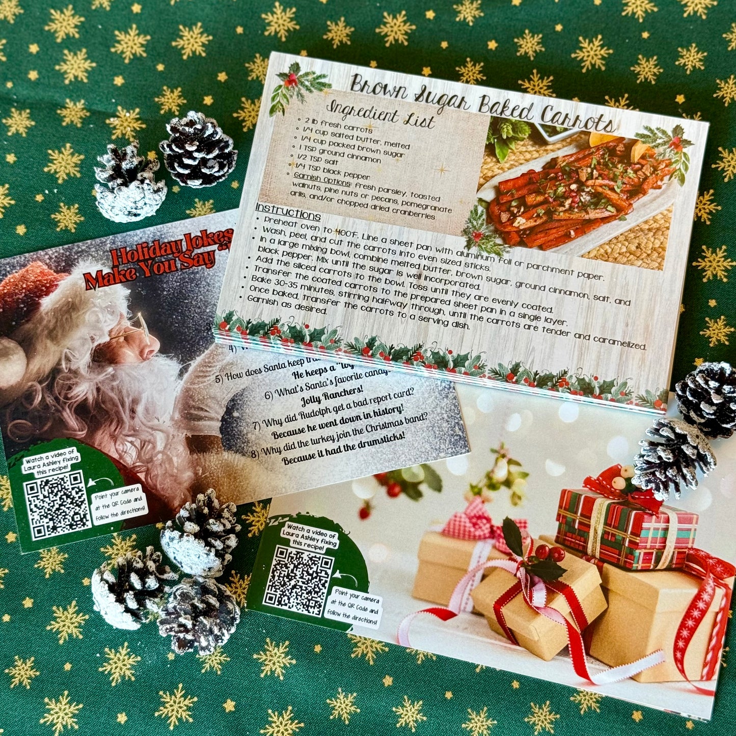 2025 Holiday Recipe Cards - PREORDER - Shop opens October 1st and will ship October 6th.